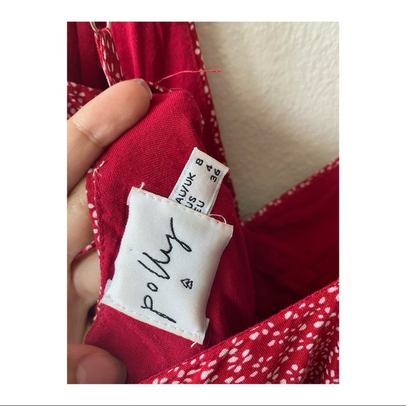 Princess Polly red ROMPER - Picture 3 of 3